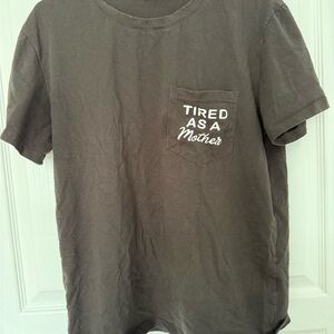Comfortable Brown Graphic Tee with Pocket